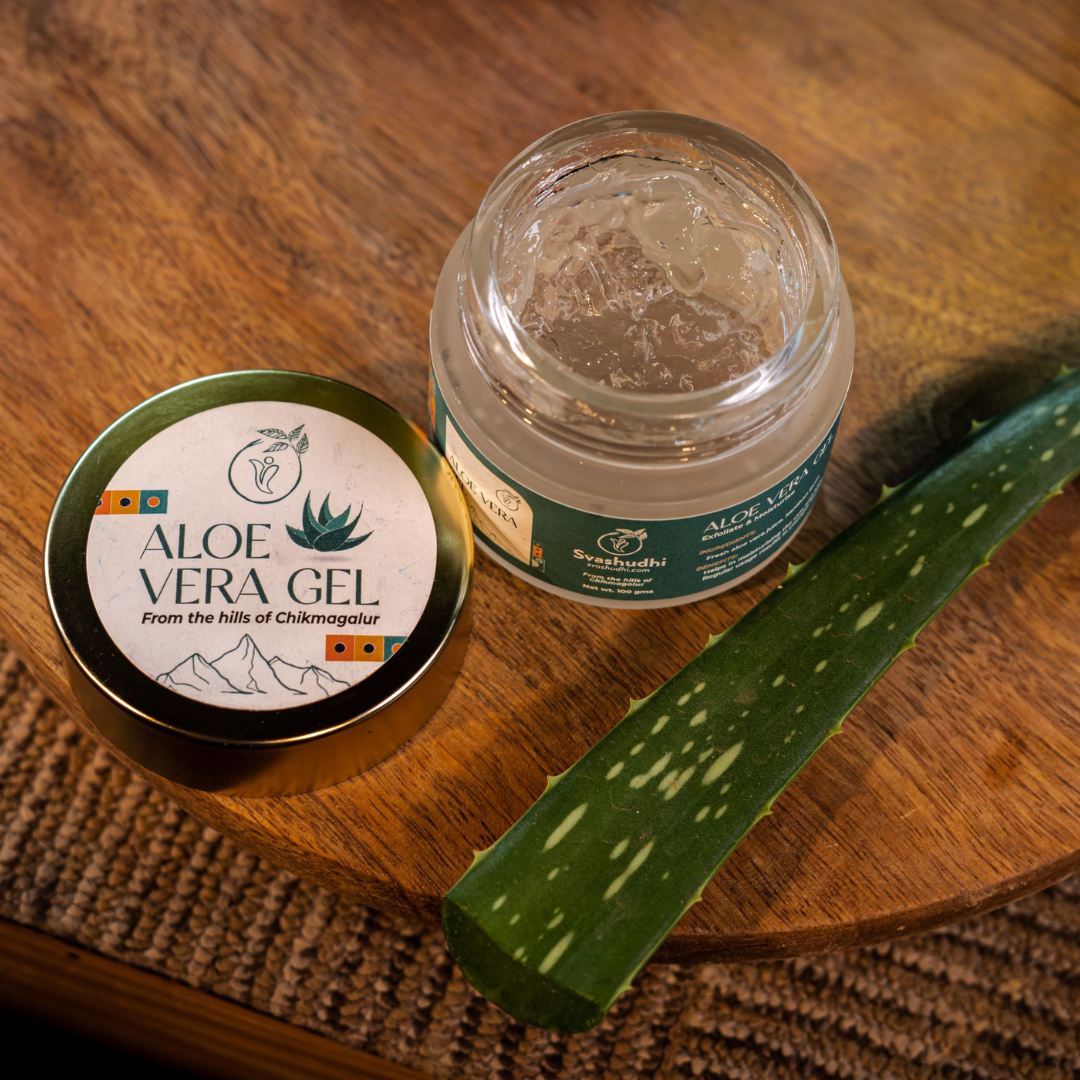 Multi-Purpose Aloe Vera Gel | Soothe Sunburns | Prevents Acne | Nourishes Skin | Hair Conditioner | 100 GMS