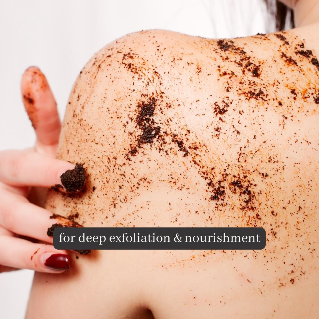 All Natural Coffee Body Scrub | Deep Exfoliation | Nourishes and Soothes | Won't Dry Out Your Skin
